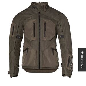 BMW GS Rallye GTX Jacket - Khaki Size 60 with Gortex Rain Cover and Garment Bag